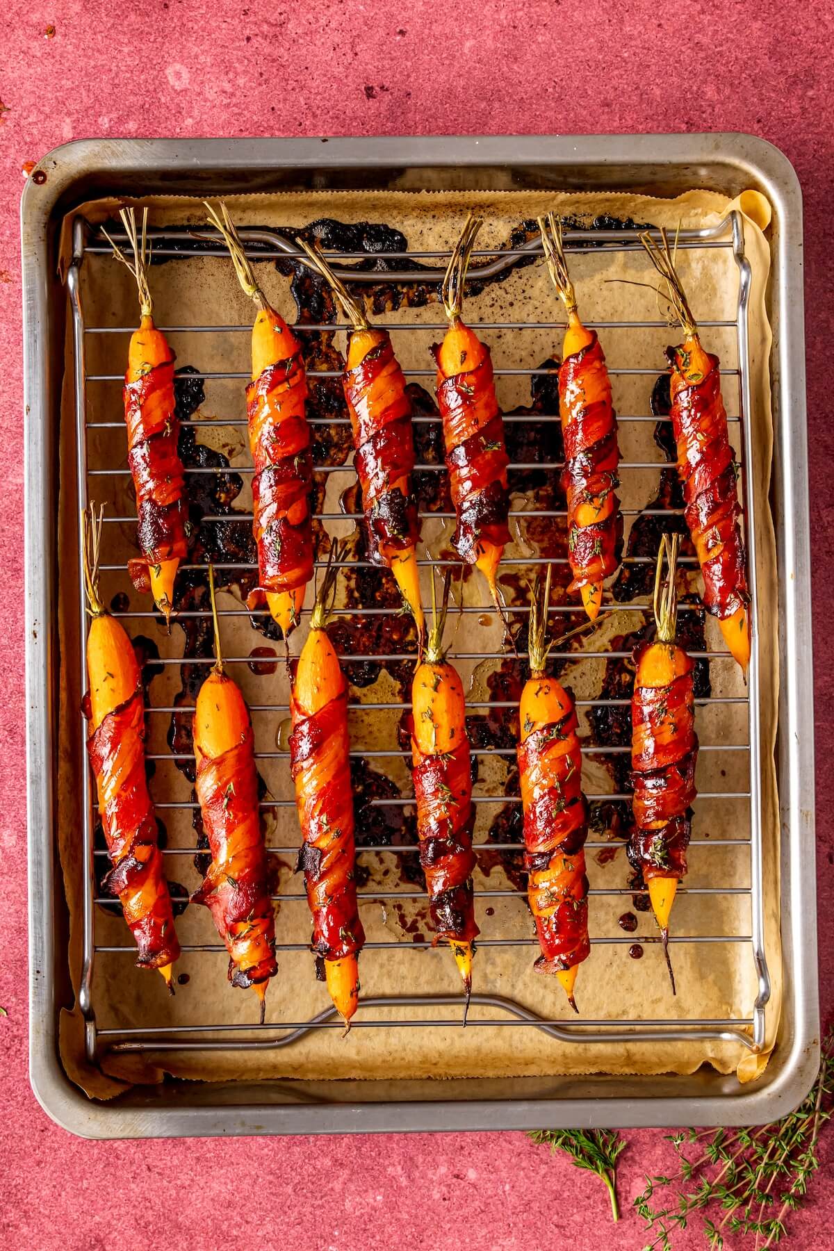 How to Make Bacon Wrapped Carrots Step 6 - Olivia Adriance