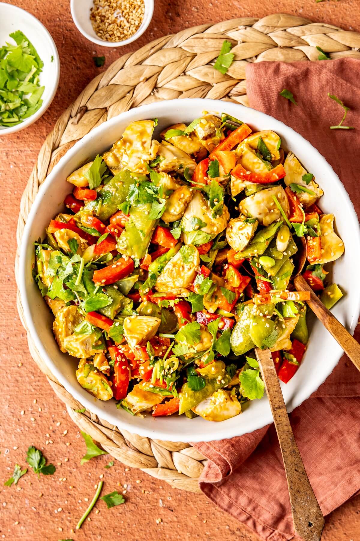 Asian Chicken Salad - Olivia Adriance