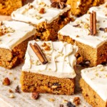 Healthy Carrot Cake Bars - Olivia Adriance