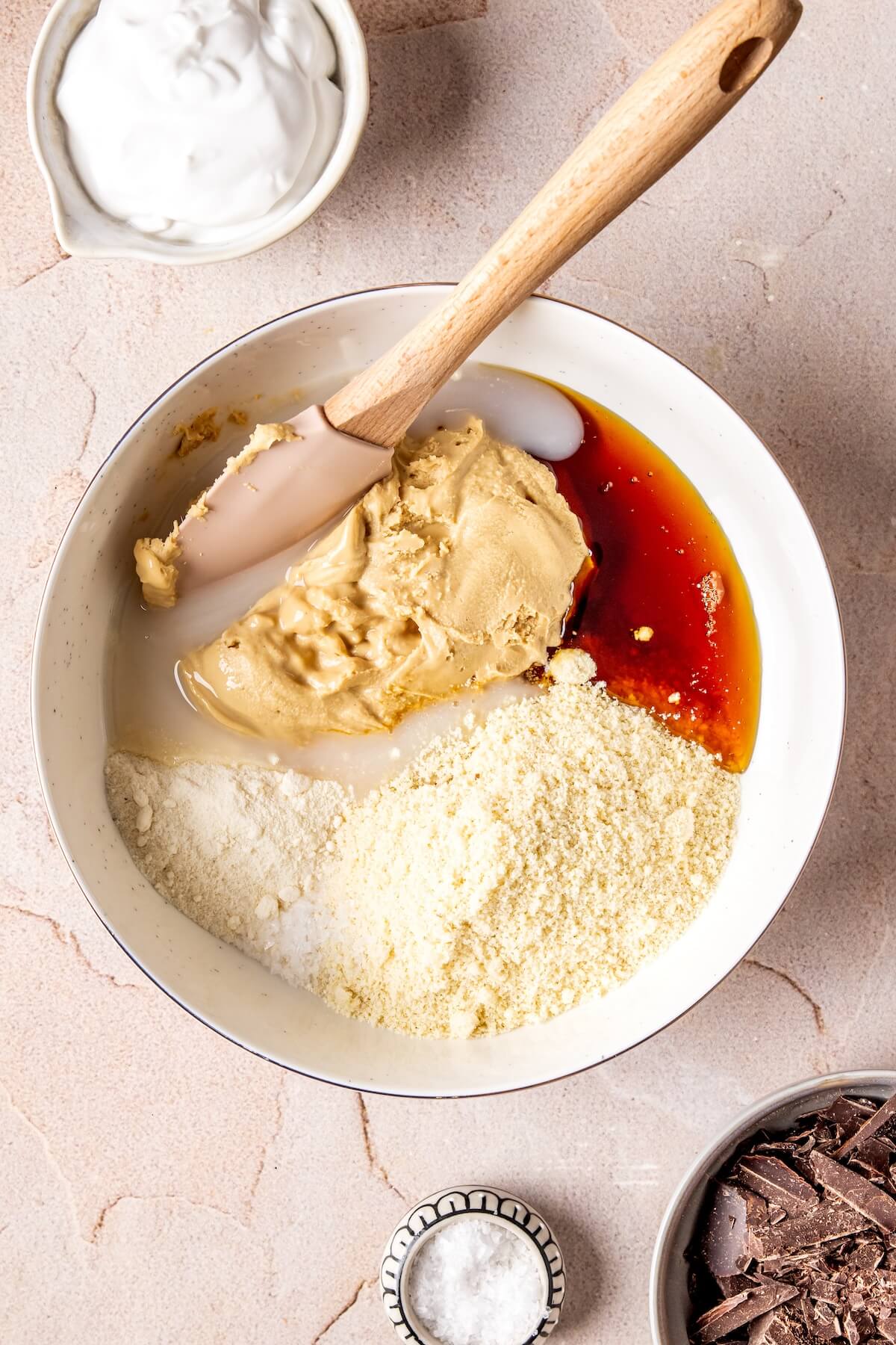How to Make Edible Cookie Dough Bars with Salted Chocolate Ganache Step 2 - Olivia Adriance