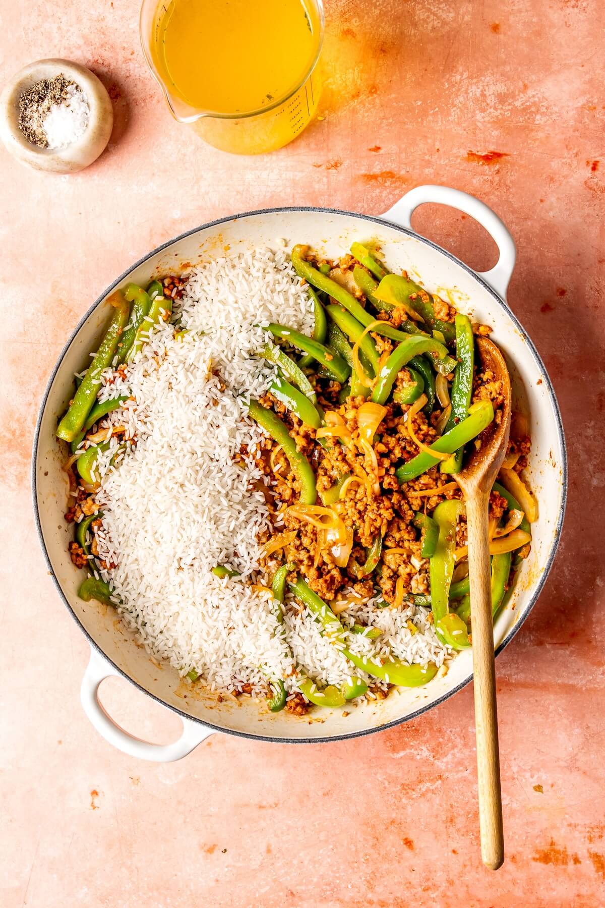 How to Make One Pot Sausage Peppers and Rice Step 6 - Olivia Adriance