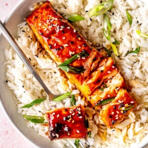 Broiled Honey Sriracha Salmon - Olivia Adriance