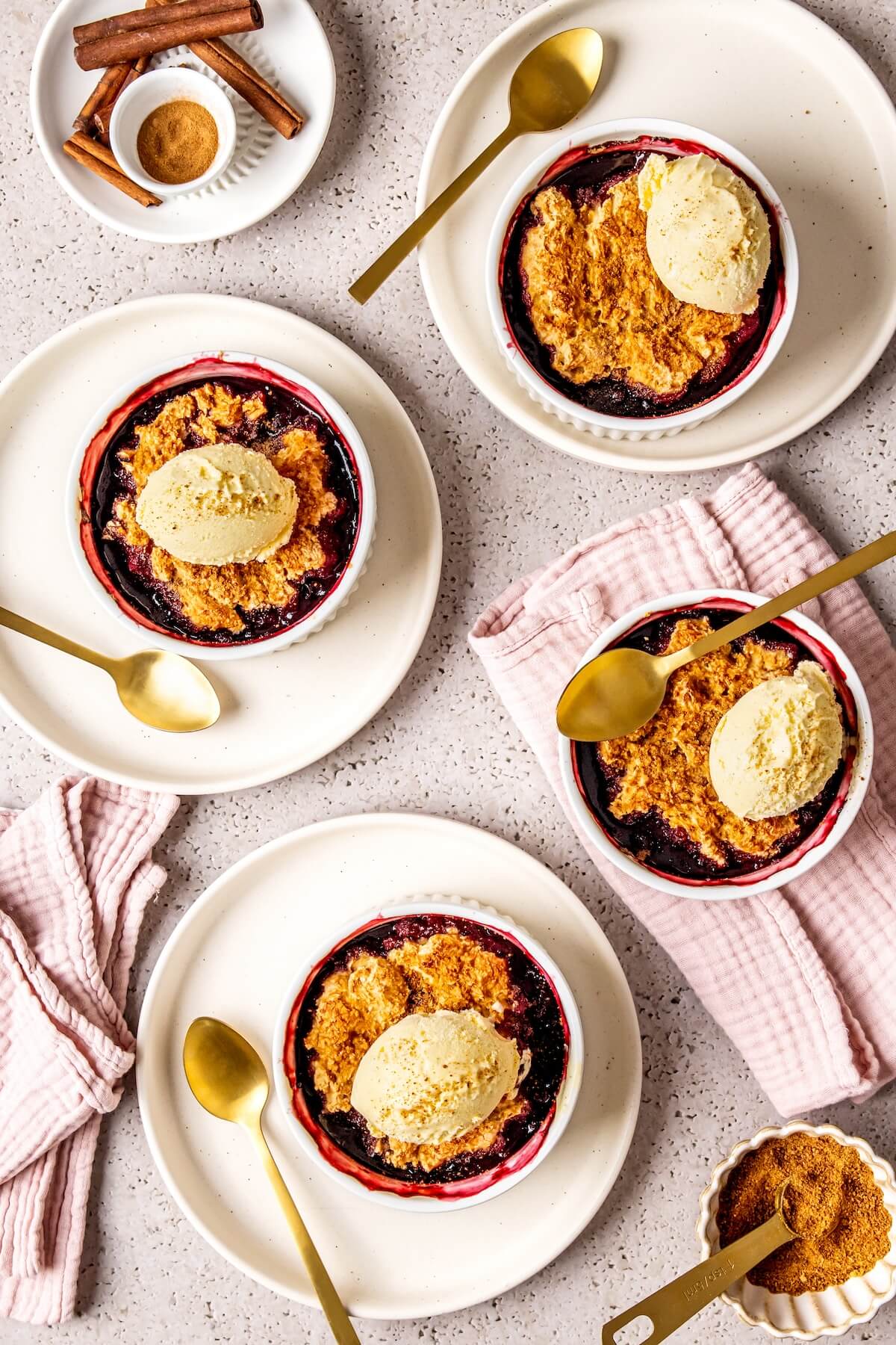 Gluten-Free Mixed Berry Cobbler - Olivia Adriance