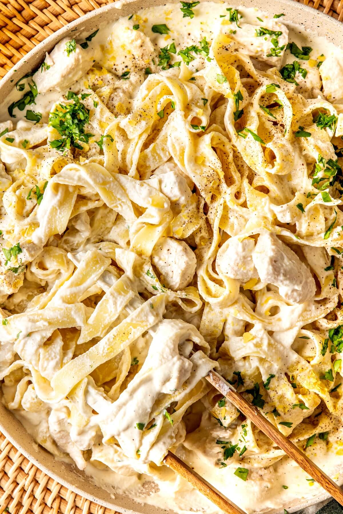 GF DF Chicken Fettuccine Alfredo - Olivia Adriance