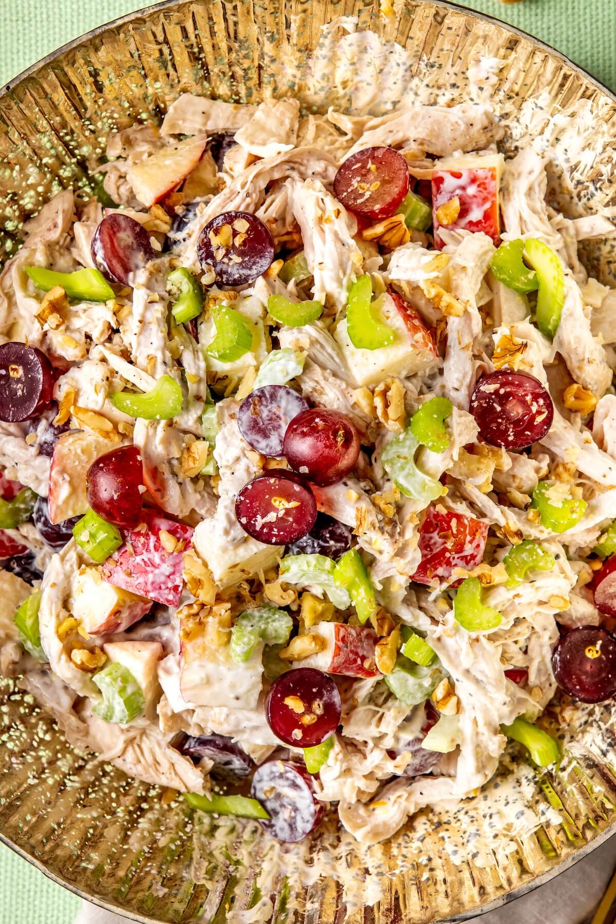 Waldorf Chicken Salad (Dairy-Free & No Mayo) - Olivia Adriance