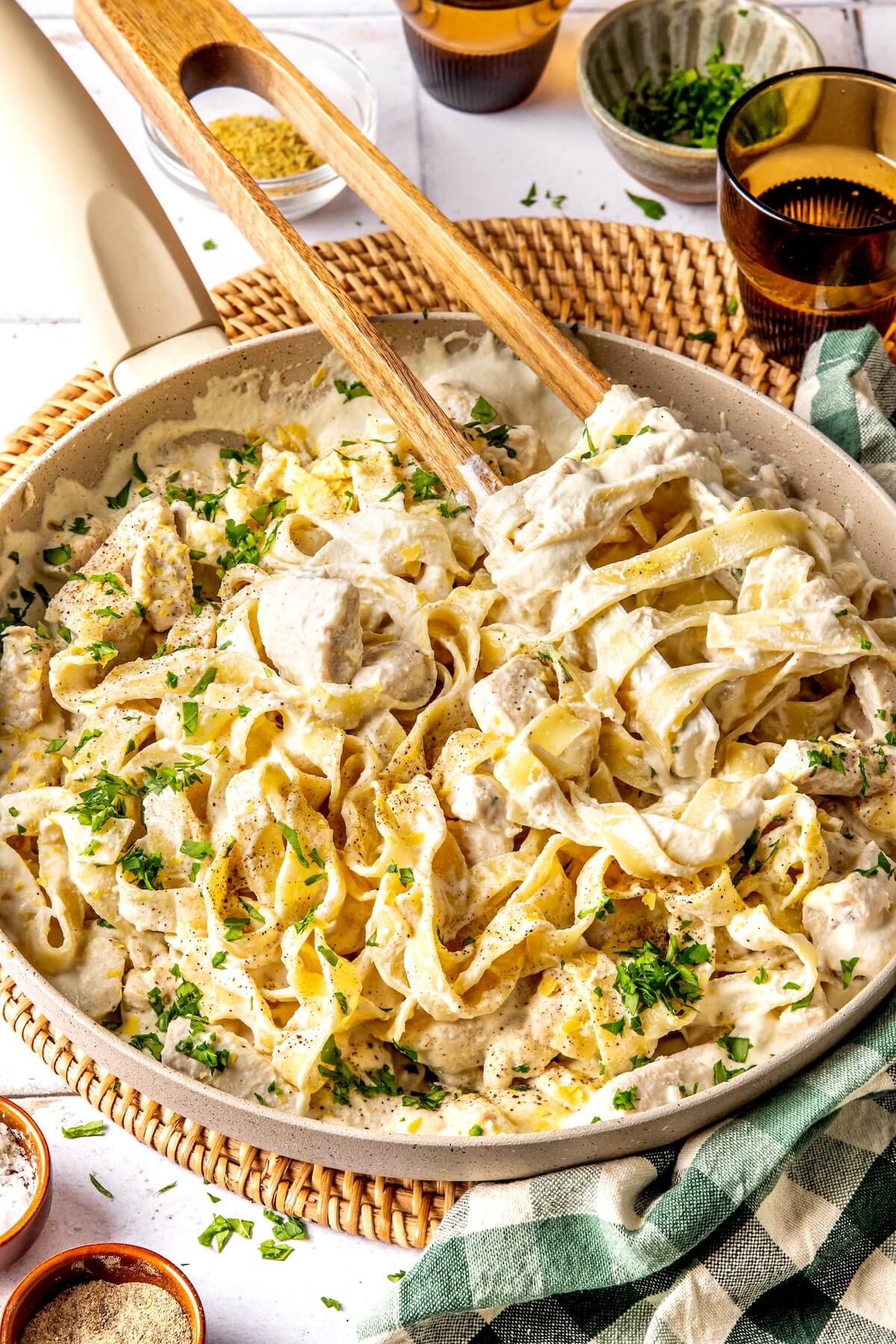 GF DF Chicken Fettuccine Alfredo - Olivia Adriance