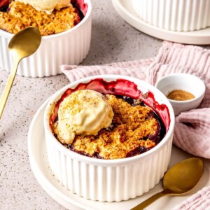 Gluten-Free Mixed Berry Cobbler - Olivia Adriance