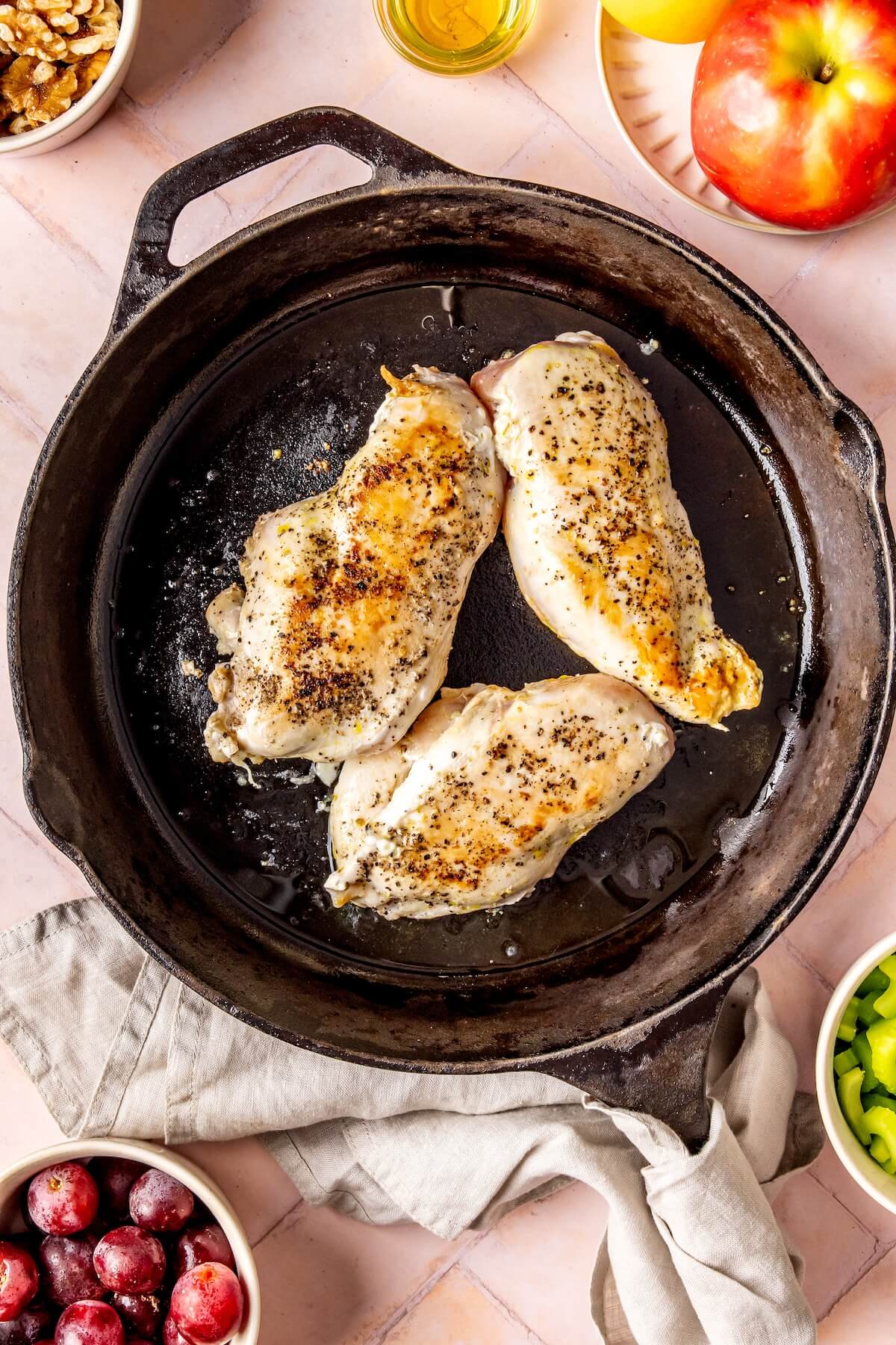 How to Make Dairy-Free Waldorf Chicken Salad Step 2 - Olivia Adriance