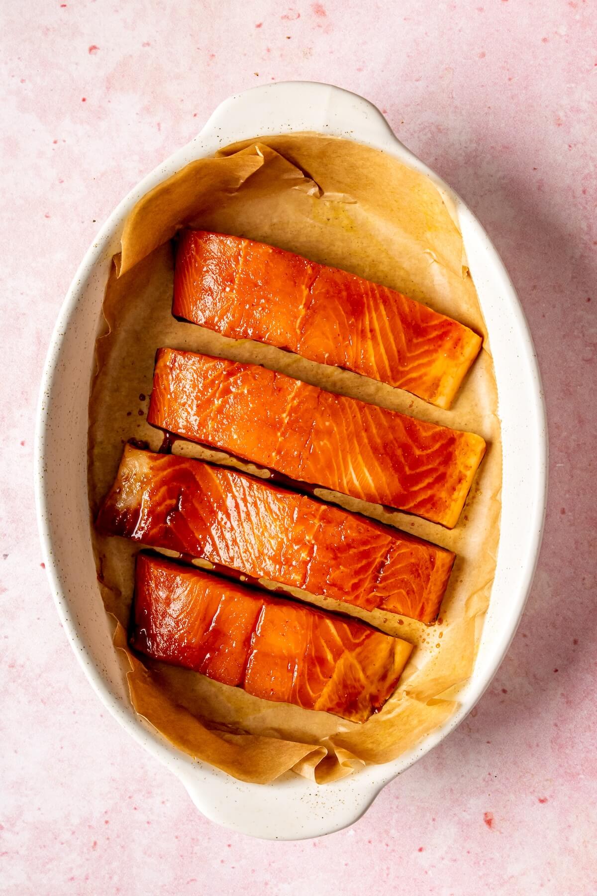 How to Make Broiled Honey Sriracha Salmon Step 3 - Olivia Adriance