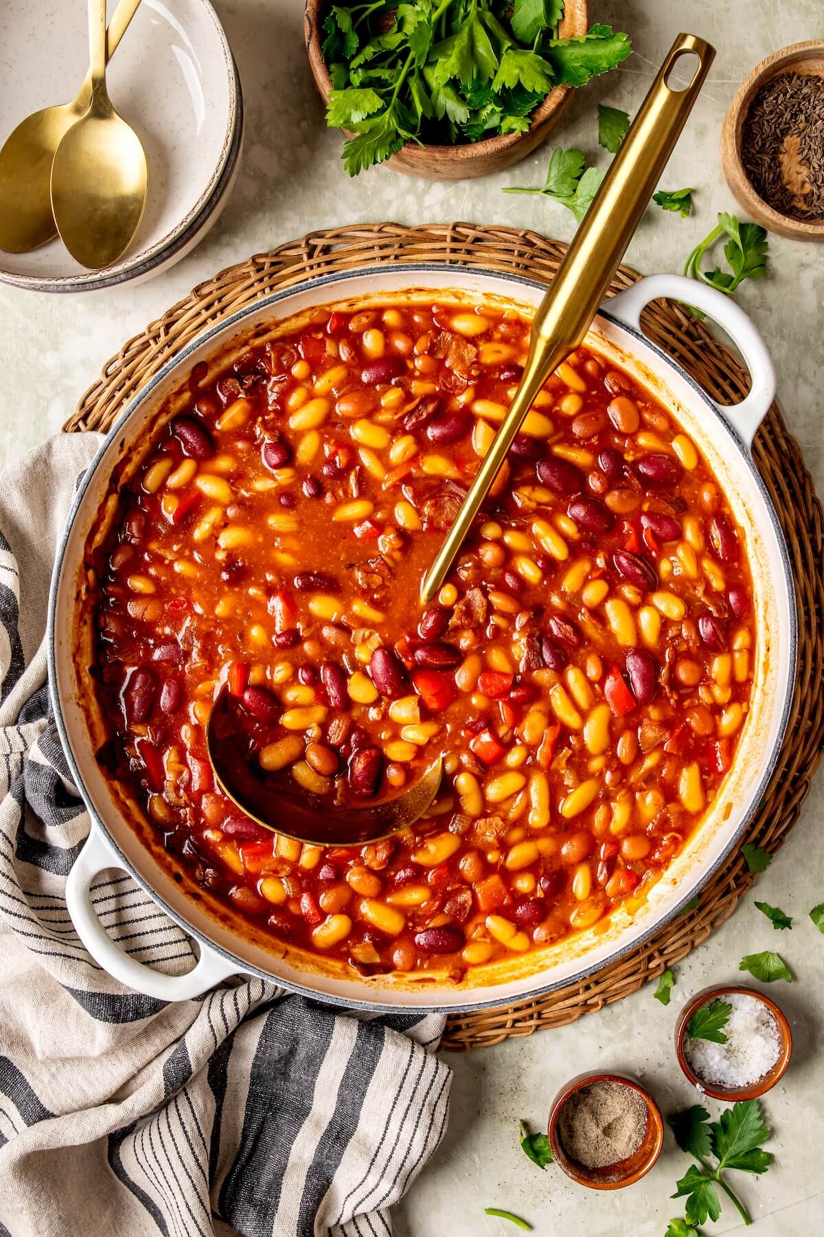 Easy Homemade Baked Beans - Olivia Adriance