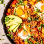 Breakfast Chili Sweet Potato Hash - Olivia Adriance