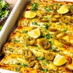 Weeknight Sour Cream Chicken Enchiladas - Olivia Adriance