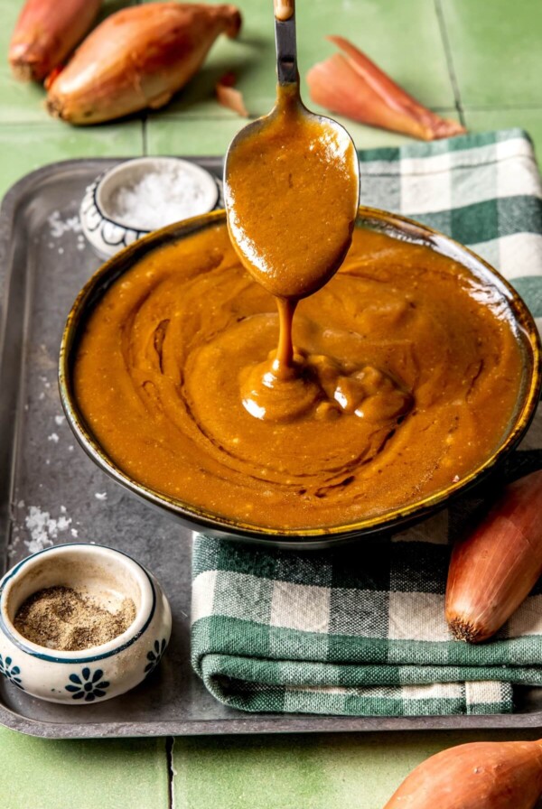 Roasted Shallot Vinaigrette - Olivia Adriance