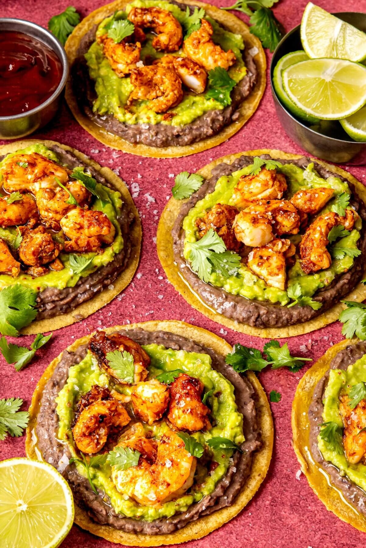 Super Simple Shrimp Tostadas - Olivia Adriance