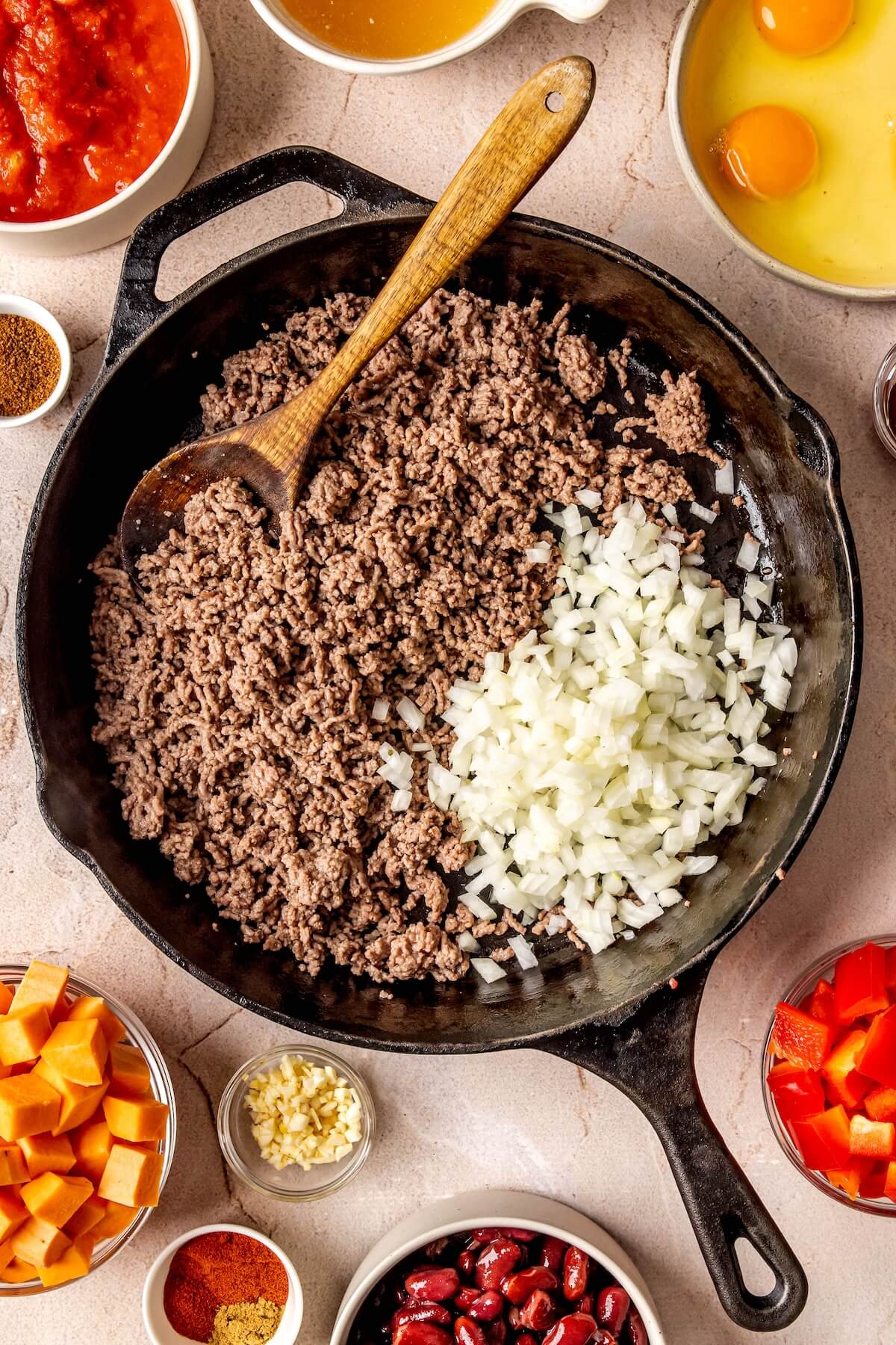 How to Make Breakfast Chili Sweet Potato Hash Step 1 - Olivia Adriance
