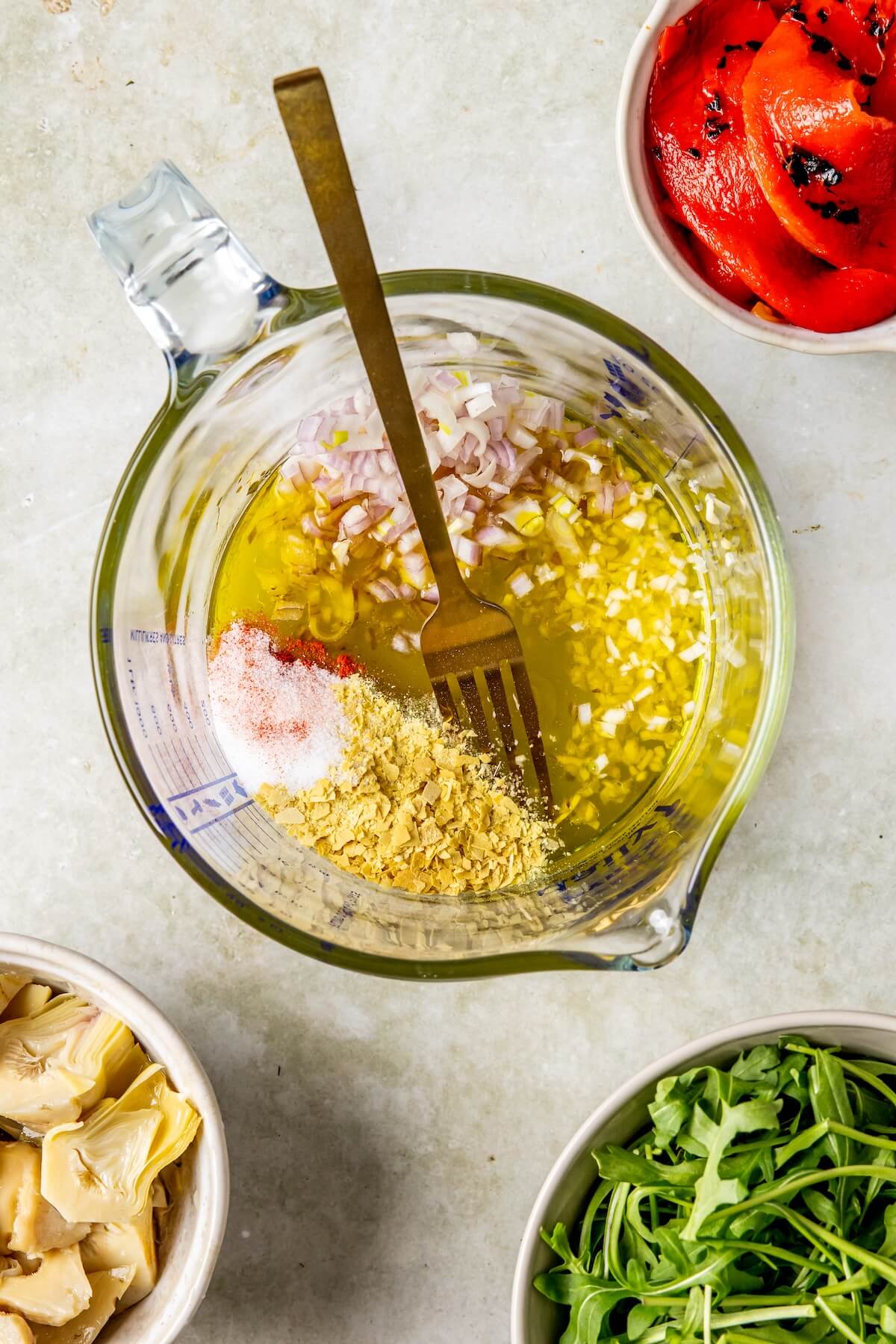 How to Make One Pan Mediterranean Chicken Step 1 - Olivia Adriance