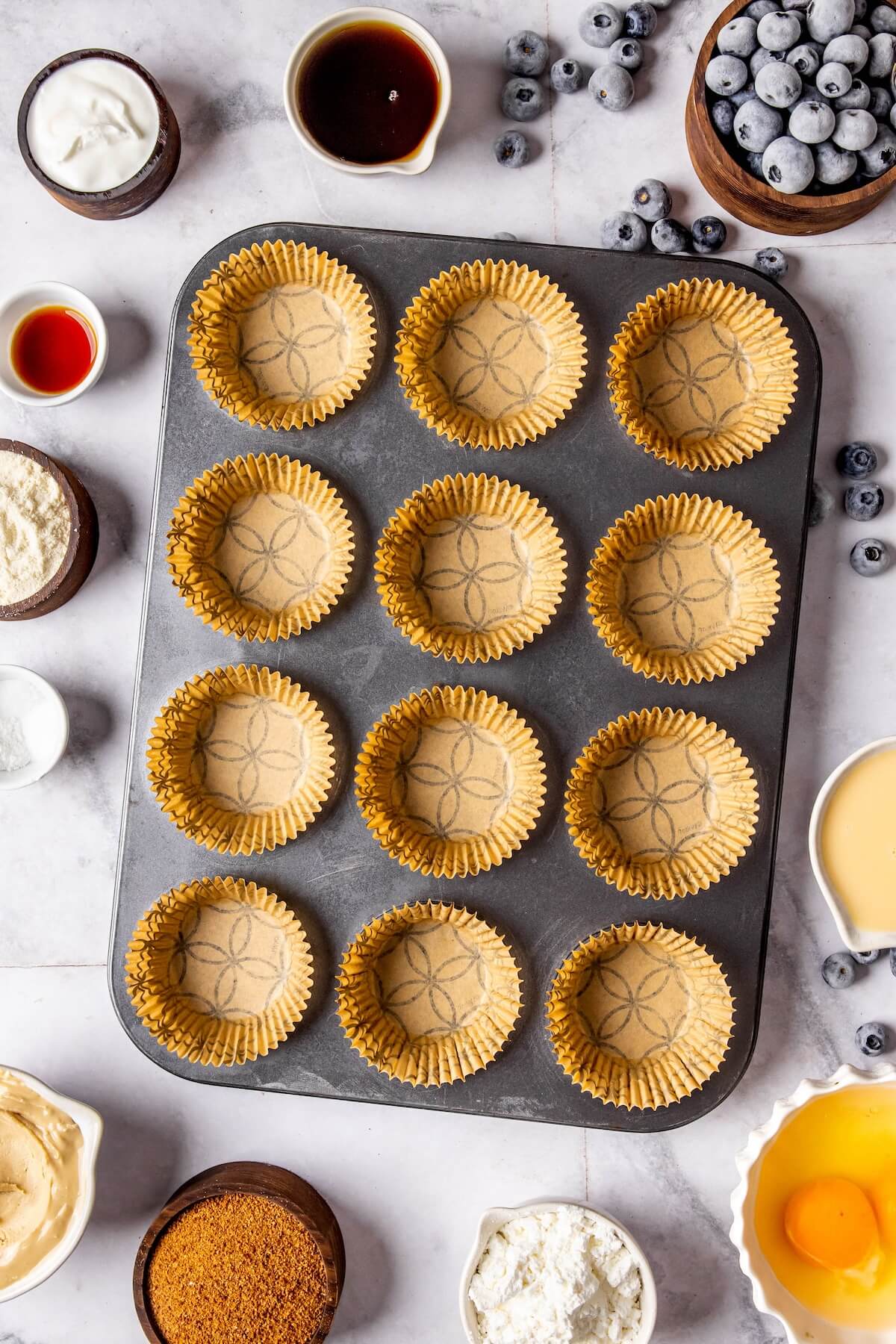 How to Make Protein Blueberry Muffins Step 1 - Olivia Adriance