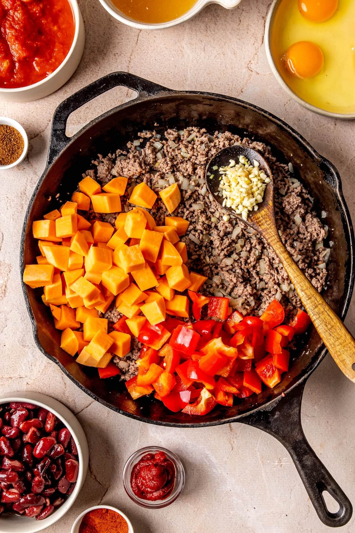 How to Make Breakfast Chili Sweet Potato Hash Step 2 - Olivia Adriance