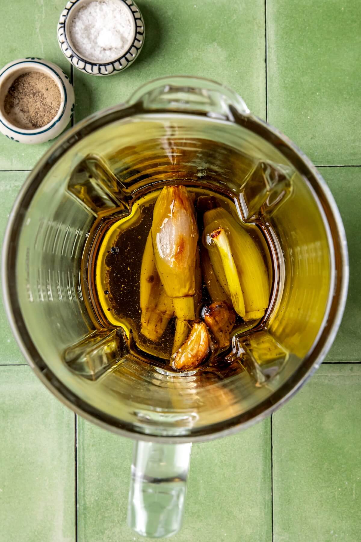 How to Make Roasted Shallot Vinaigrette Step 2 - Olivia Adriance