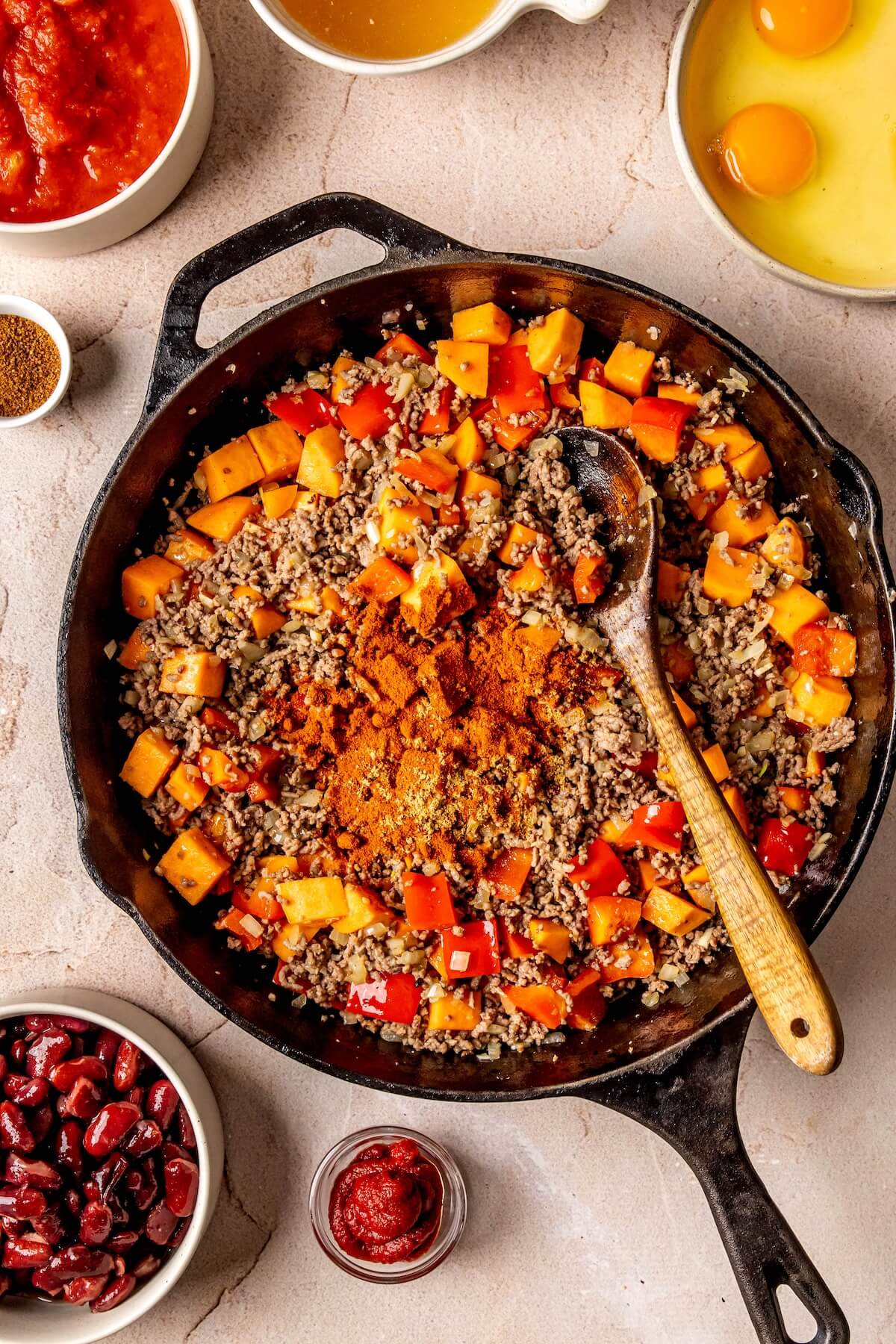 How to Make Breakfast Chili Sweet Potato Hash Step 3 - Olivia Adriance