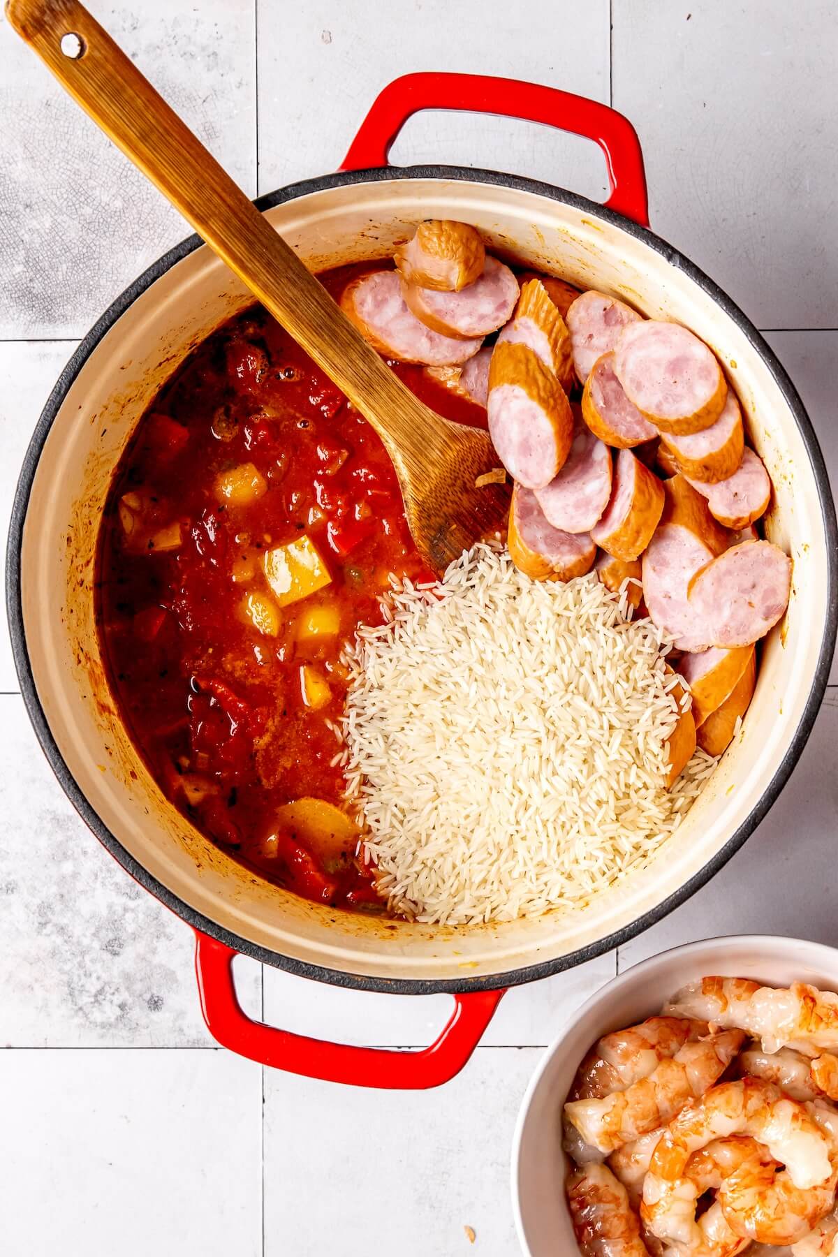 How to Make One Pot Cajun Shrimp and Sausage Step 4 - Olivia Adriance