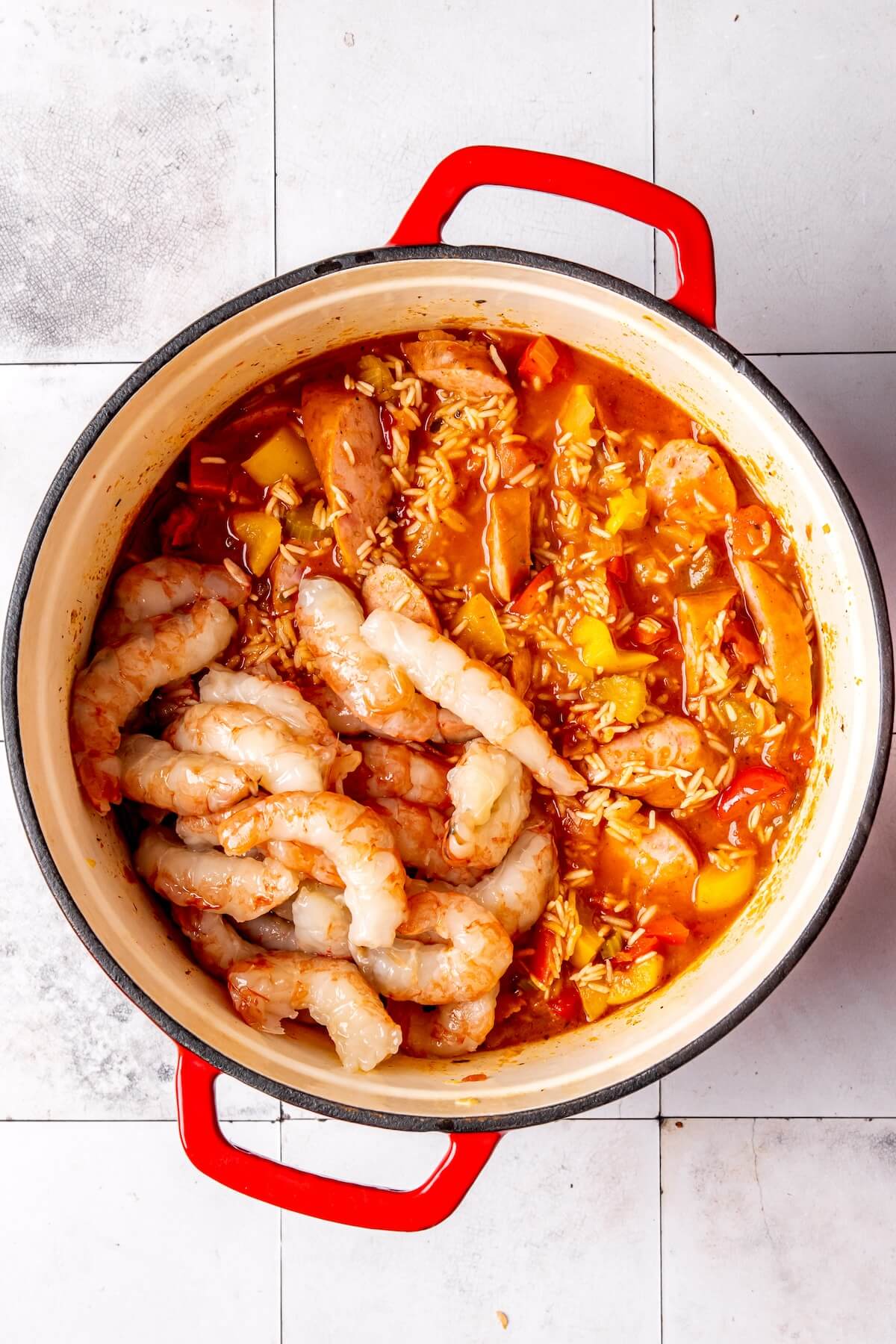 How to Make One Pot Cajun Shrimp and Sausage Step 5 - Olivia Adriance