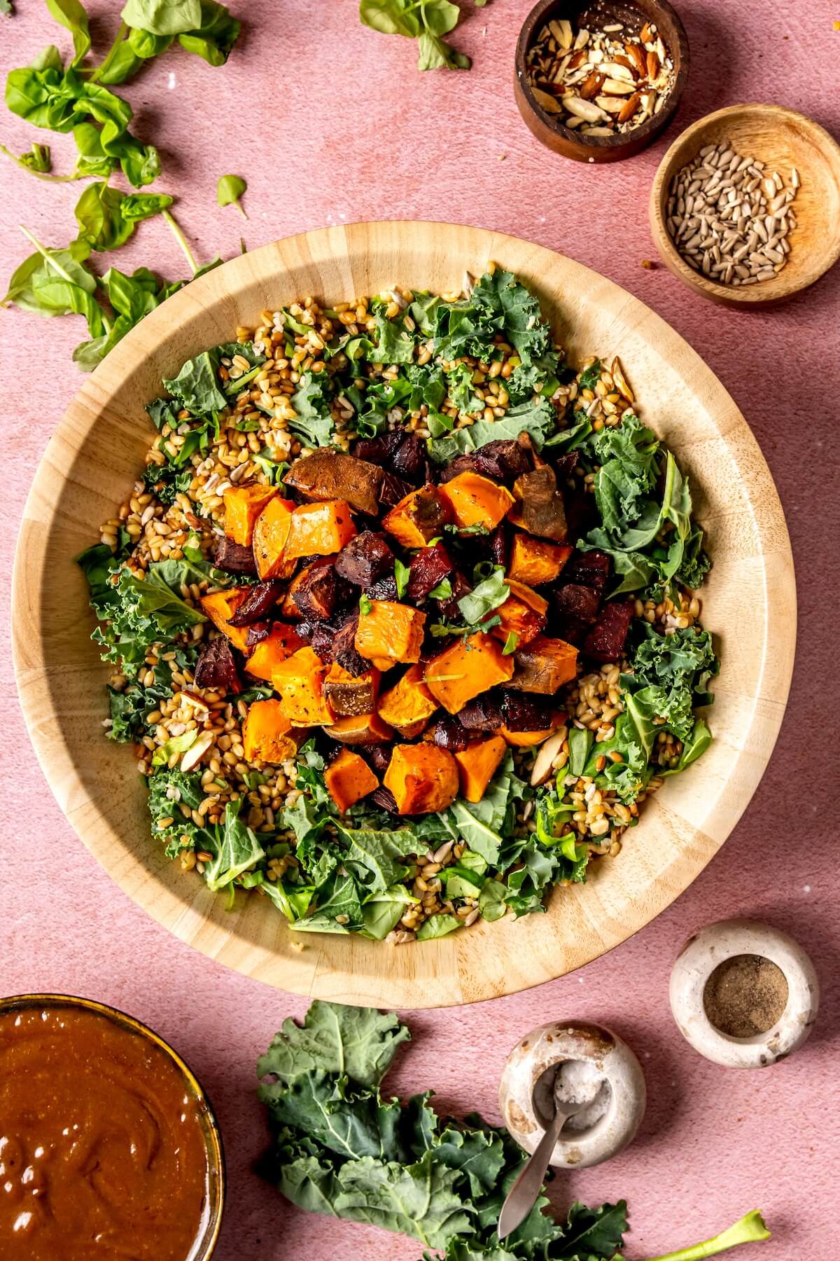 How to Make Warm Winter Salad with Roasted Shallot Dressing Step 5 - Olivia Adriance