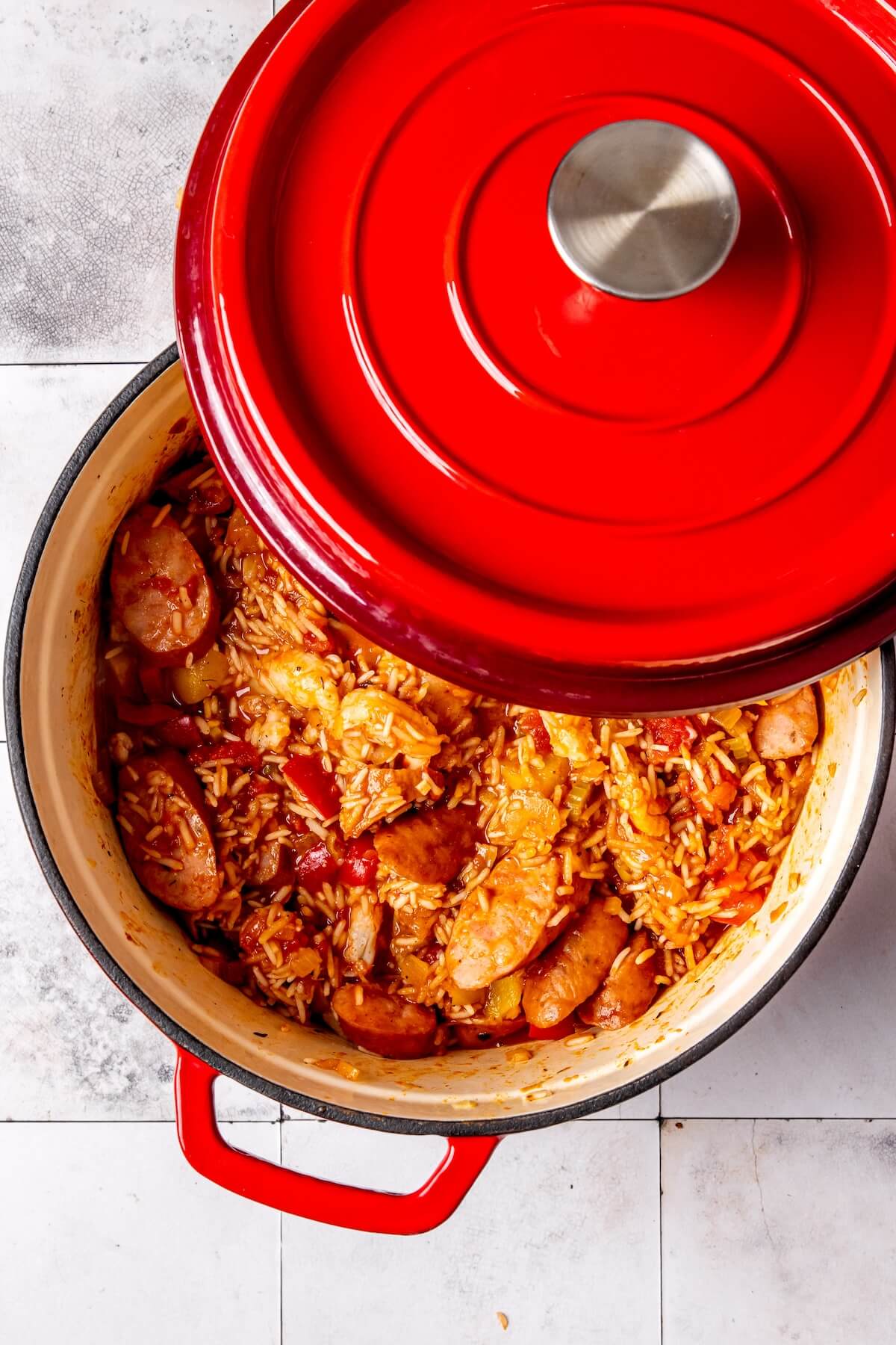 How to Make One Pot Cajun Shrimp and Sausage Step 6 - Olivia Adriance