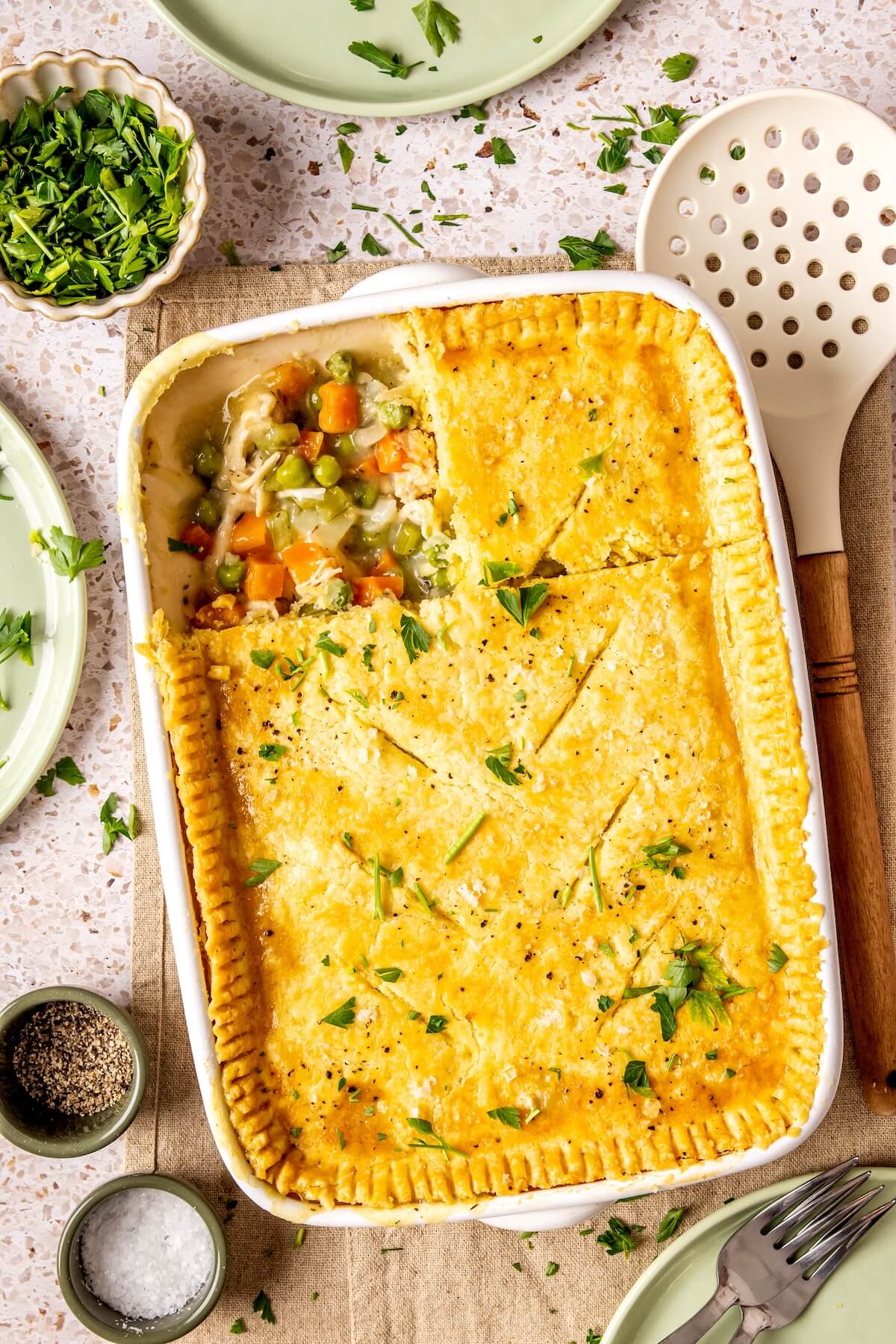 Gluten Free Chicken Pot Pie - Olivia Adriance