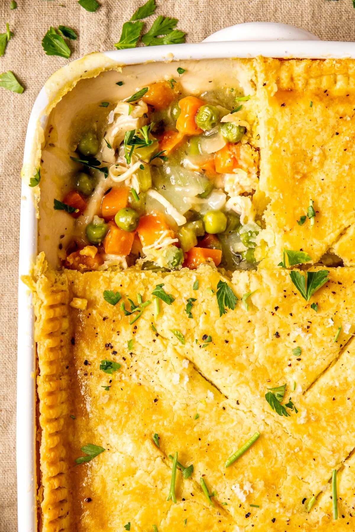 Gluten Free Chicken Pot Pie - Olivia Adriance
