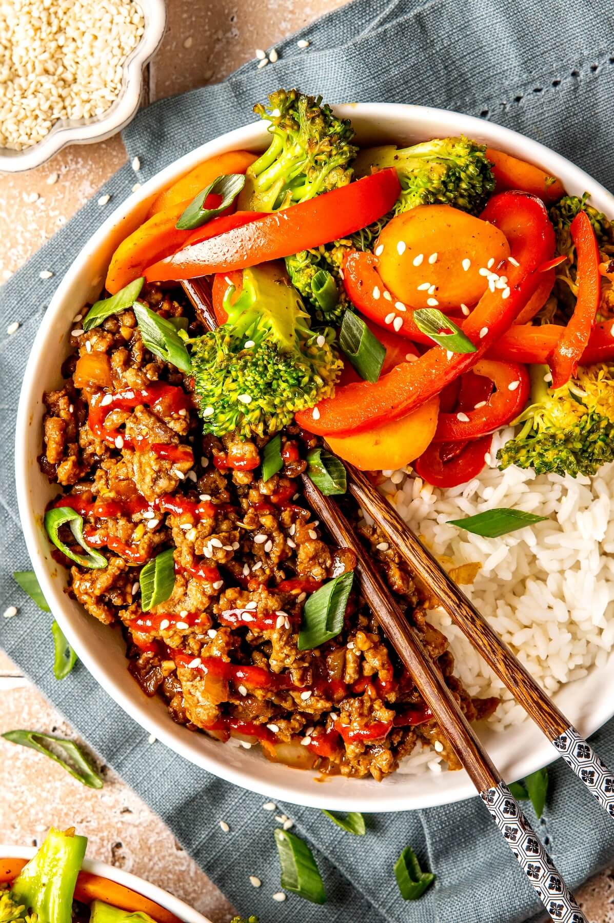 Ginger Beef and Veggie Stir Fry - Olivia Adriance