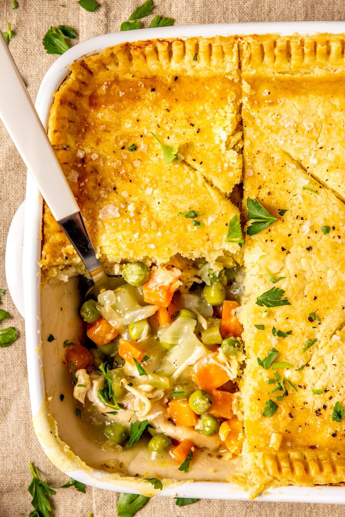 Gluten Free Chicken Pot Pie - Olivia Adriance