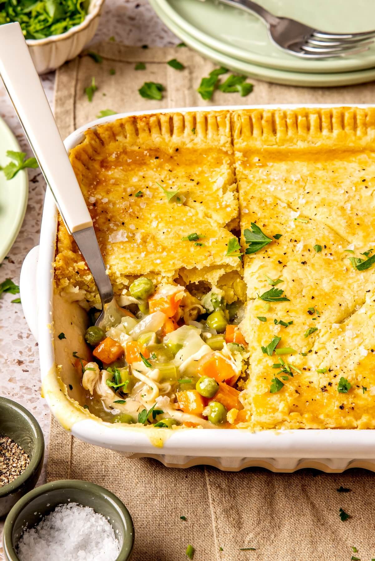 Gluten Free Chicken Pot Pie - Olivia Adriance