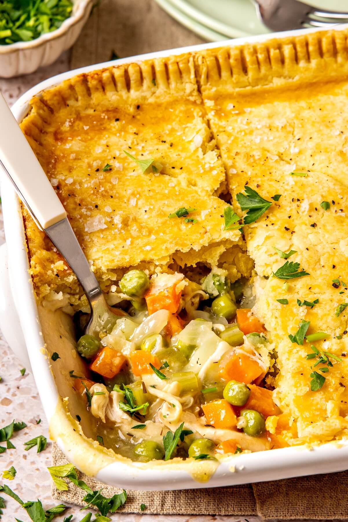 Gluten Free Chicken Pot Pie - Olivia Adriance