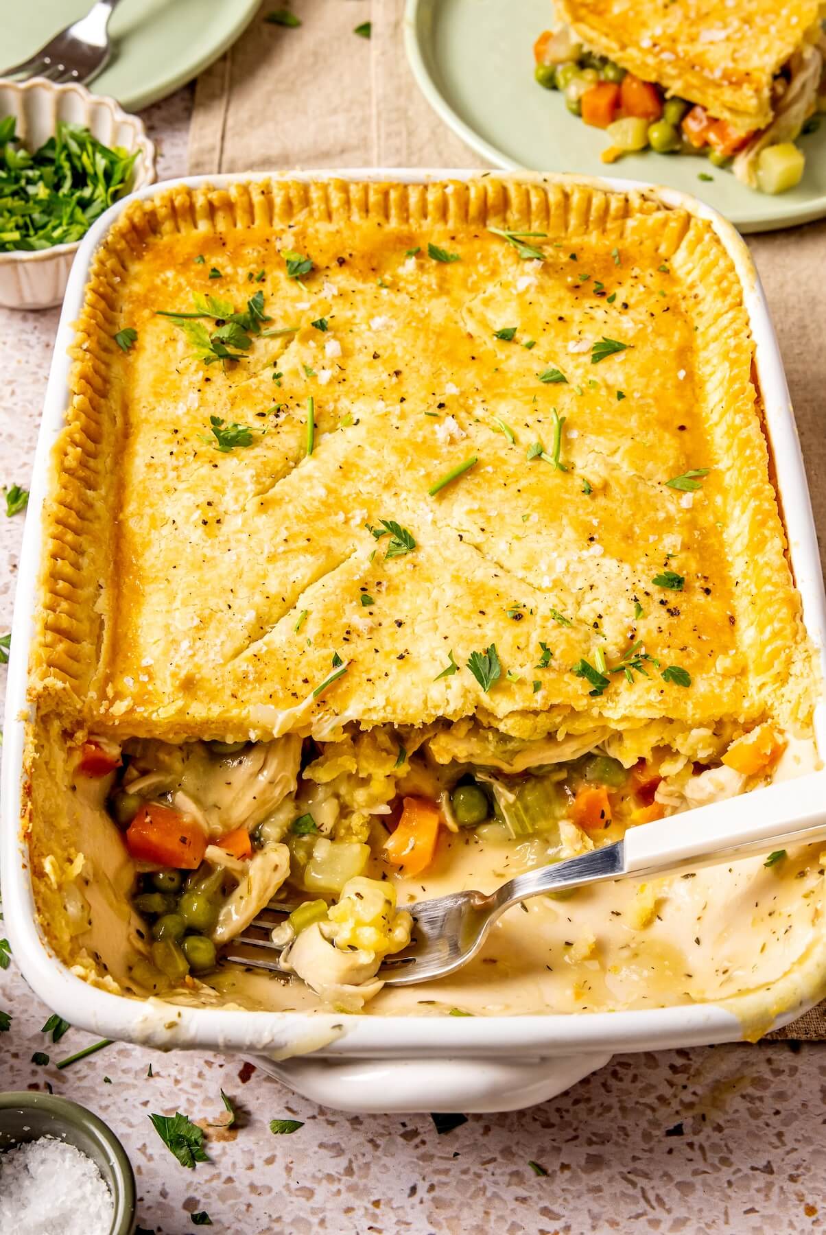 Gluten Free Chicken Pot Pie - Olivia Adriance