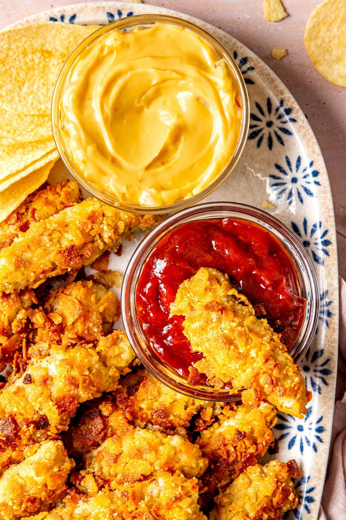 Potato Chip Crusted Chicken Tenders - Olivia Adriance
