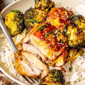 Saucy Asian Braised Chicken and Broccoli - Olivia Adriance