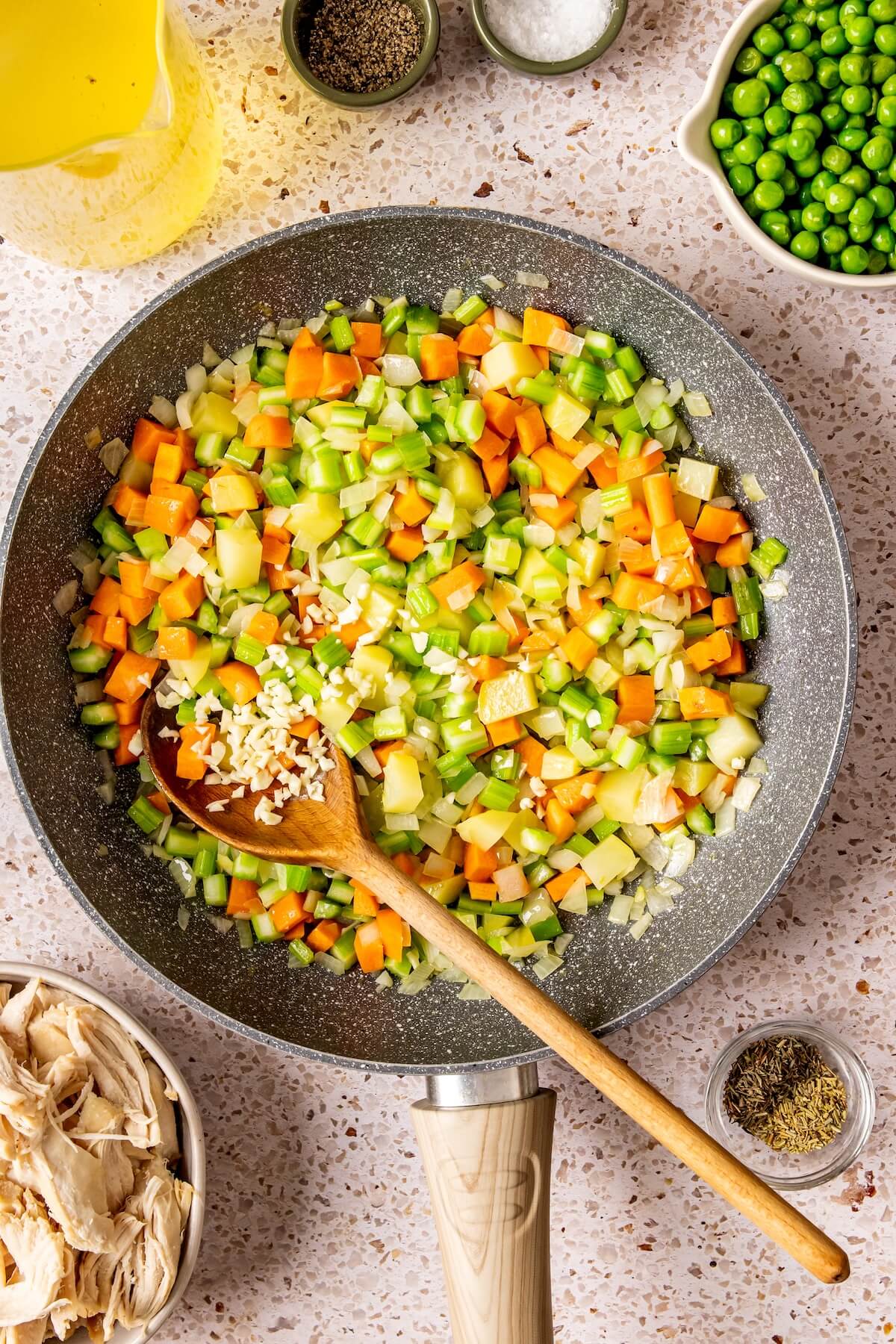 How to Make Gluten Free Chicken Pot Pie Step 2 - Olivia Adriance