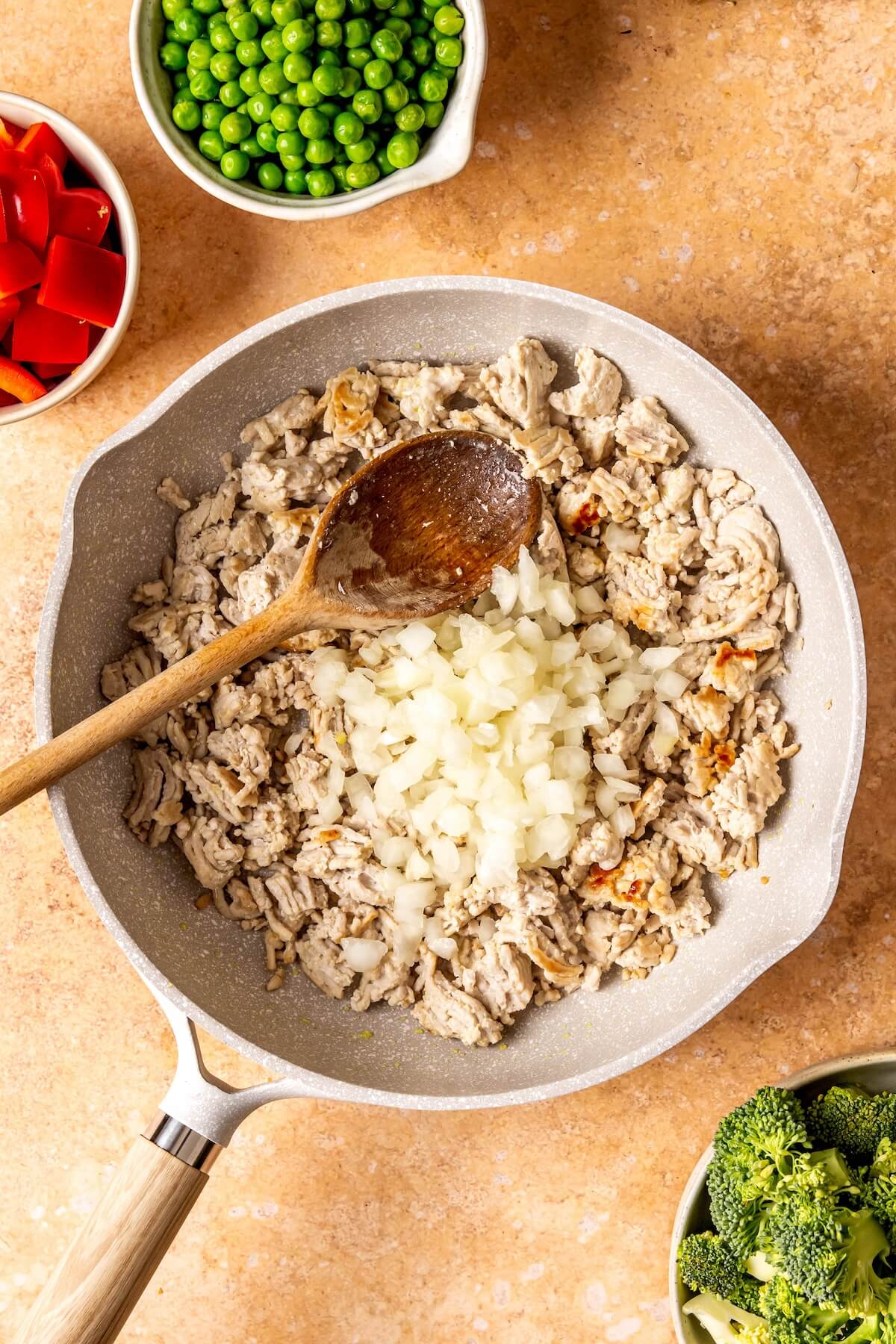 How to Make Miso Peanut Glass Noodle Stir Fry Step 2 - Olivia Adriance