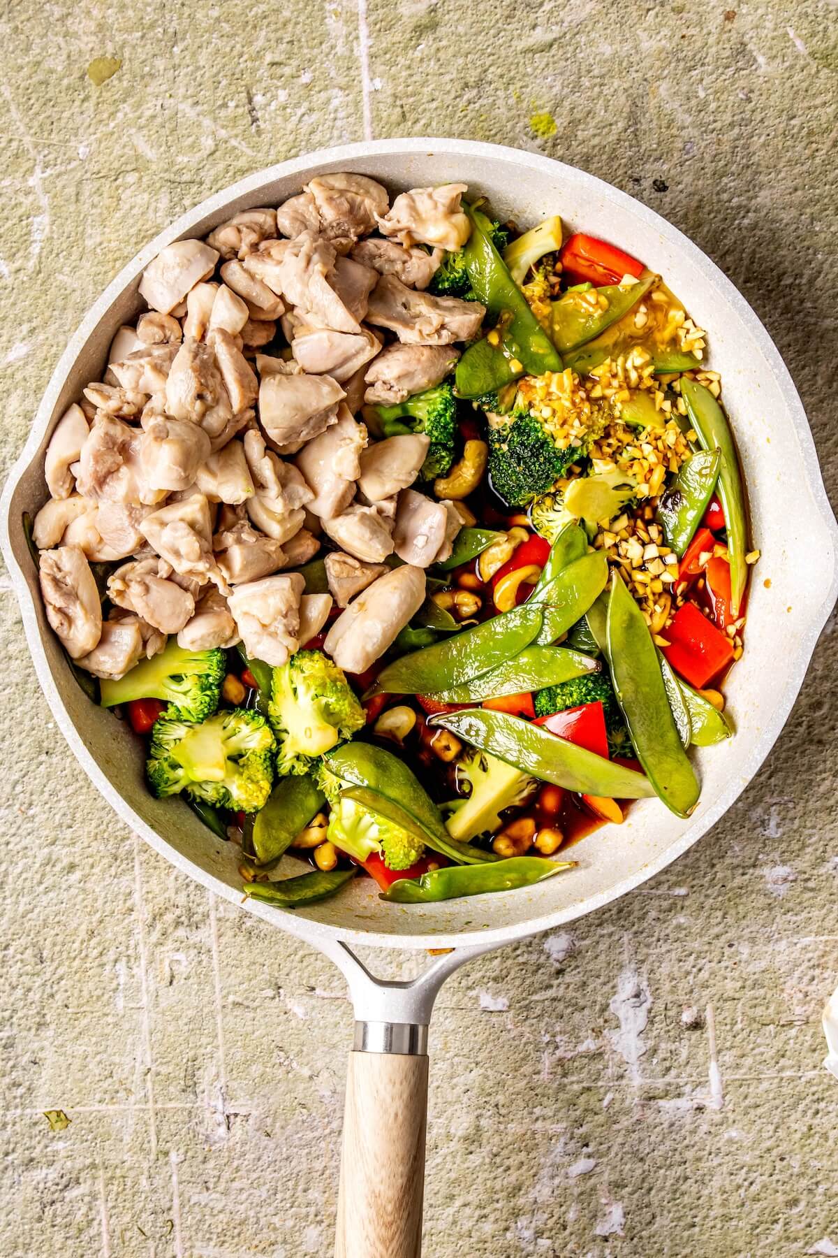 How to Make One Skillet Cashew Chicken Step 4 - Olivia Adriance