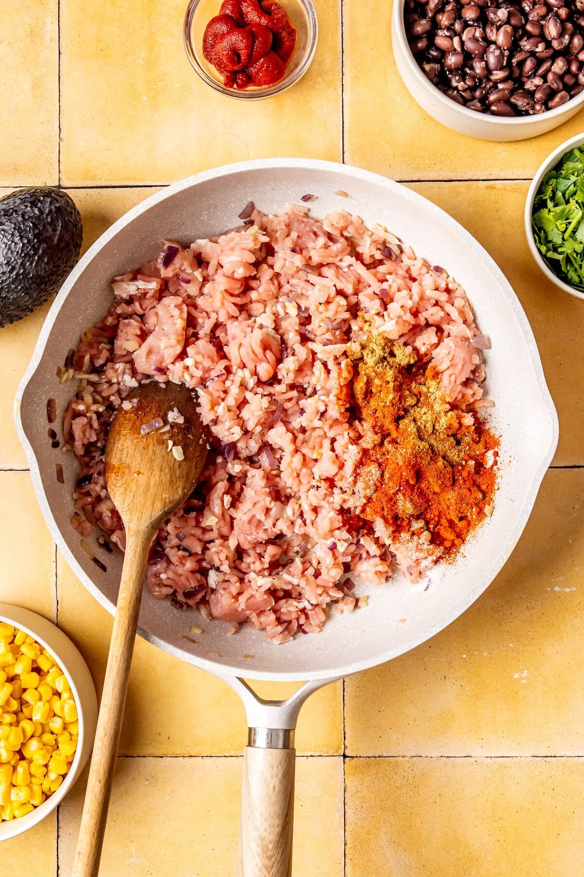 How to Make Southwest Stuffed Peppers with Black Beans and Corn Step 4 - Olivia Adriance