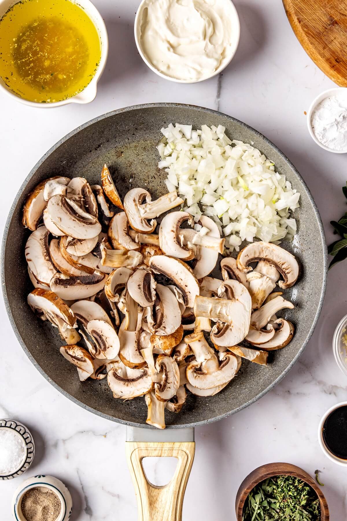 How to Make Turkey Meatballs in Creamy Mushroom Sage Sauce Step 4 - Olivia Adriance