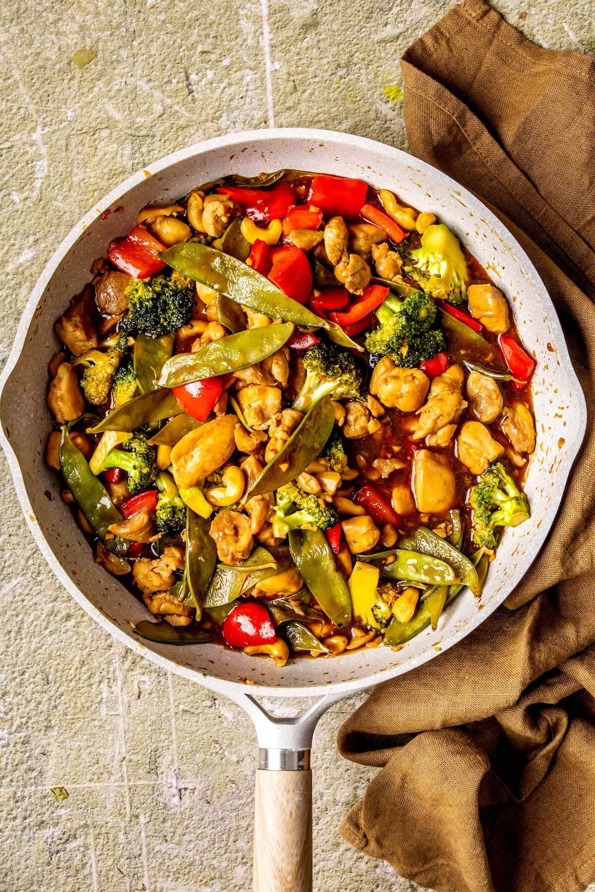 How to Make One Skillet Cashew Chicken Step 6 - Olivia Adriance