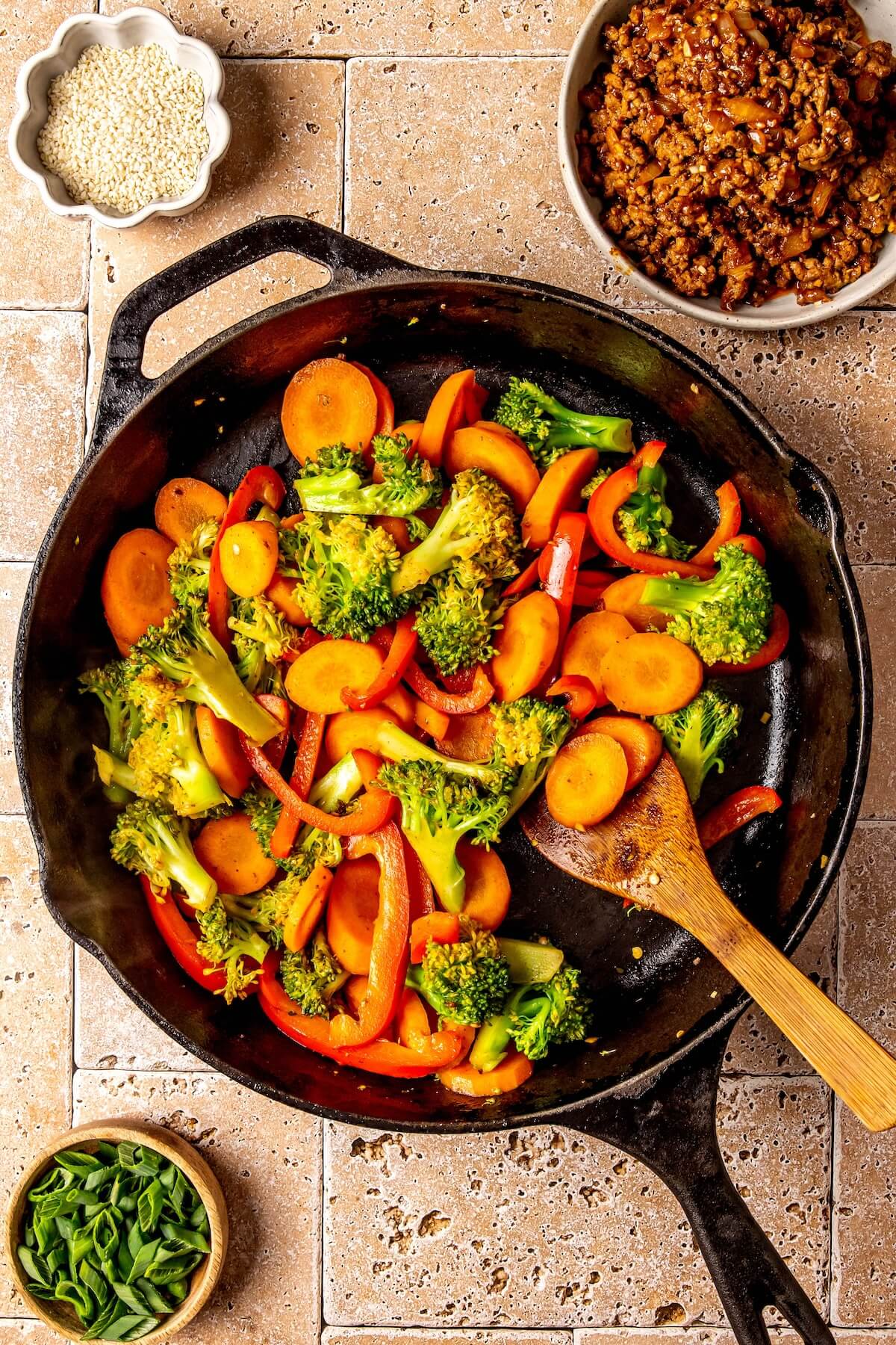 How to Make Ginger Beef and Veggie Stir Fry Step 6 - Olivia Adriance