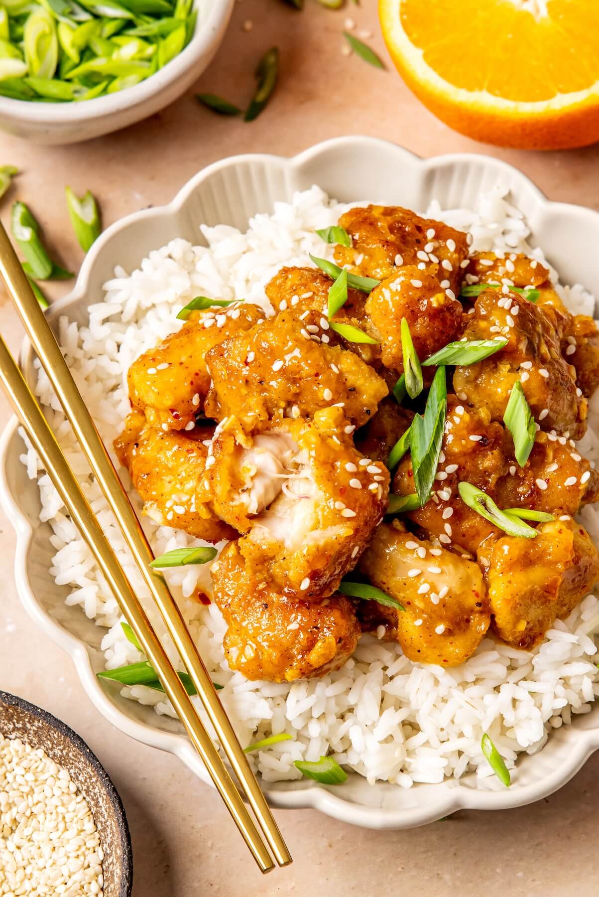 Gluten-Free Orange Chicken - Olivia Adriance