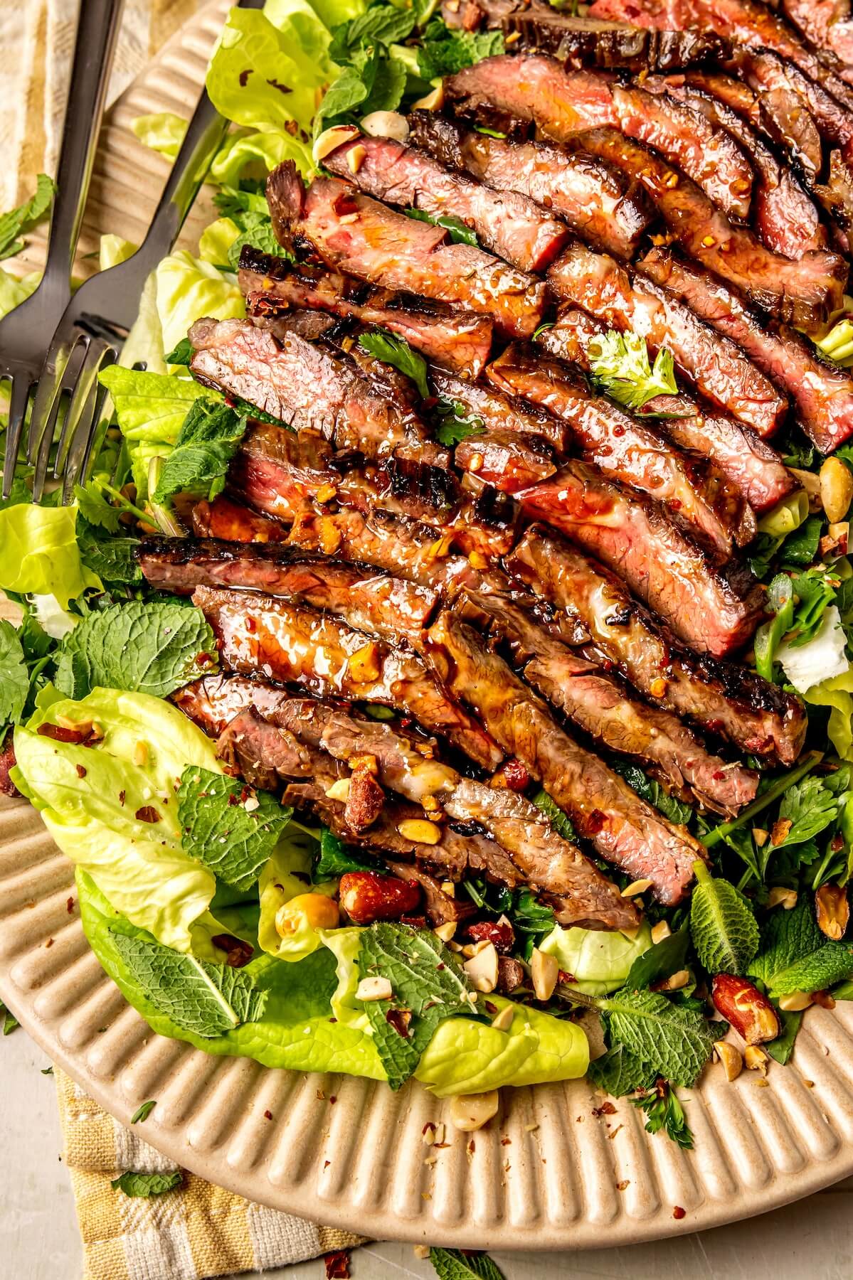 Thai Steak Salad - Olivia Adriance