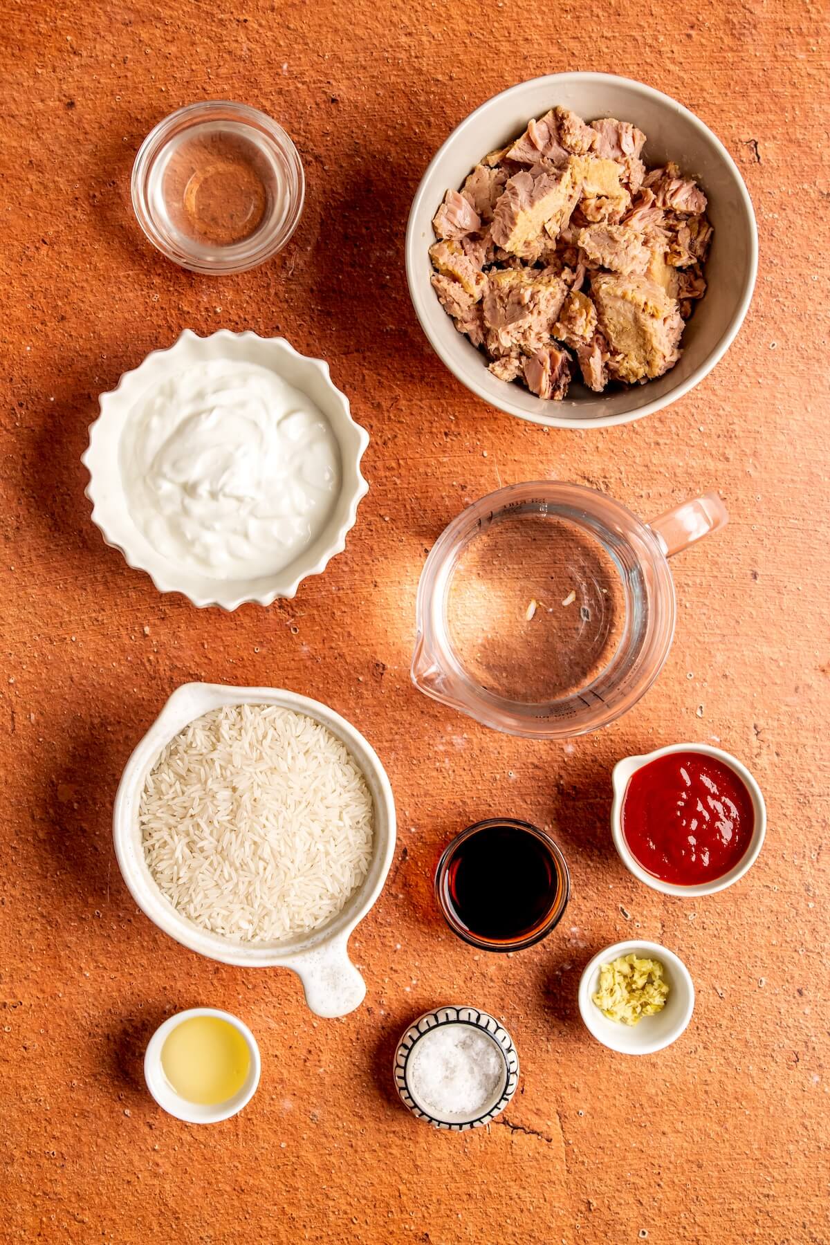 Ingredients for Spicy Tuna Bowls - Olivia Adriance