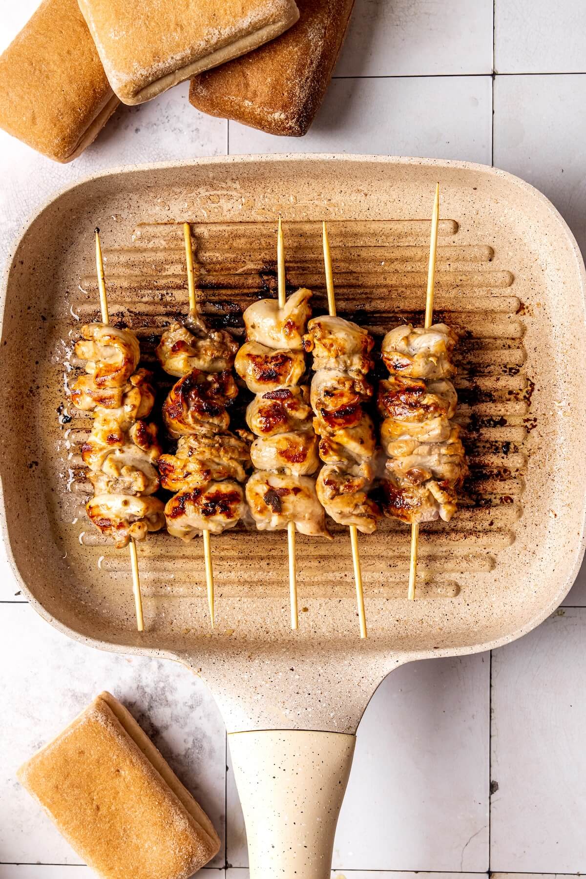 How to Make Marinated Chicken Skewers Chicken Spiedies Step 5 - Olivia Adriance