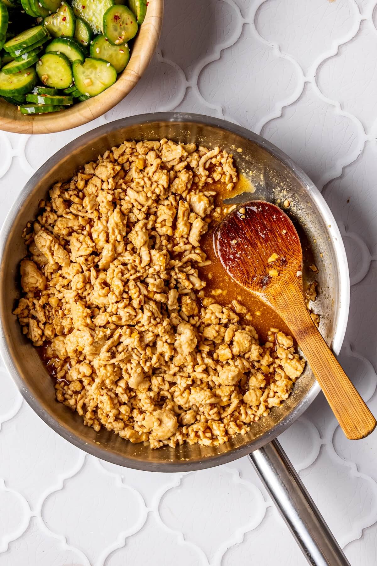 How to Make Ginger Honey Ground Chicken Bowls Step 6 - Olivia Adriance