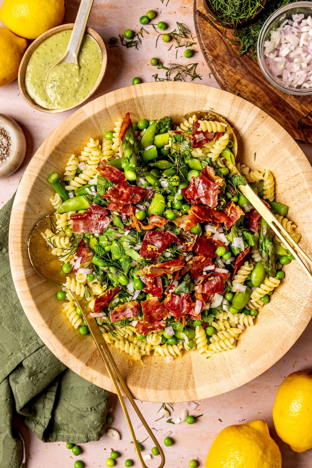 Spring Pasta Salad - Olivia Adriance